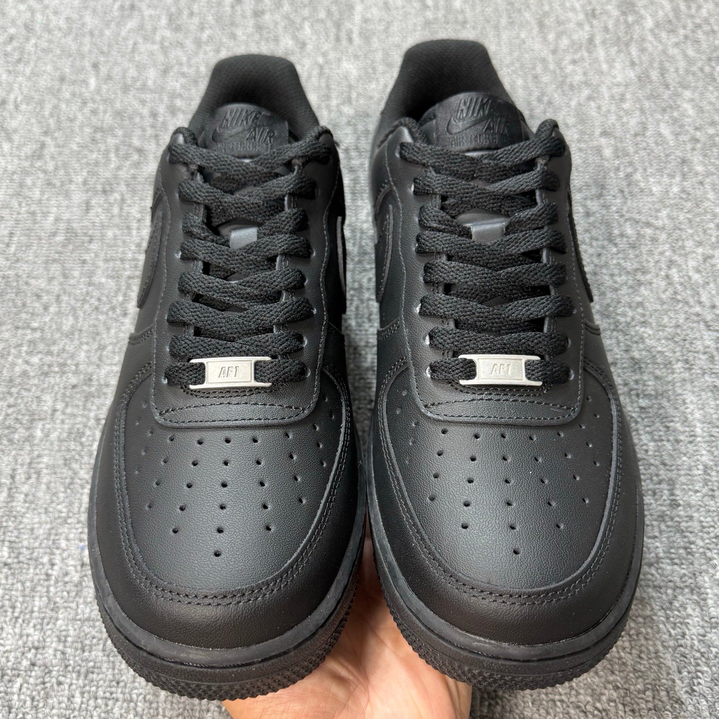 4987FDA8-4194-4B15-A5C8-B962F13FB491 Air Force 1 black - Image 7