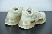 GUCC LOGO RHYTON VINTAGE TRAINER SNEAKER 500877 DRW00 9522 - Image 5