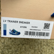 LV TRAINER MAXI Blue patent leather - Image 5