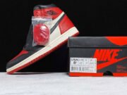 Air Jordan 1 Retro High OG Bred Toe 555088-610 - Image 5