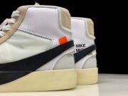 NIKE BLAZER MID OFF-WHITE AA3832-100 - Image 5