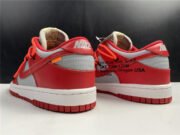 OFF-WHITE x Dunk Low 'University Red' CT0856-600 - Image 20