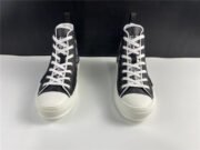 DR B23 High Top Oblique Sneaker Black & White - Image 5