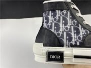 DR B23 High Top Oblique Sneaker Black & White - Image 16