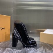 LOUS VUITON BROWN STAR TRAIL ANKLE BOOTS - Image 4