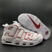 Nike Air More Uptempo White Varsity Red Outline 415082-108 - Image 7