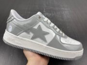 A Bathing Ape Bape Sta white and grey - Image 5