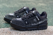 LV TRAINER MAXI Full of diamonds black
