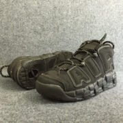 Nike Air More Uptempo “Triple Black Reflective” 414962-004 - Image 4
