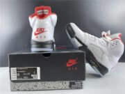 Air Jordan 5 Retro Fire Red Silver Tongue (2020) DA1911-102 - Image 13