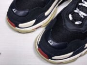 BLCG TRIPLE S TRAINER 'BLACK RED' 2018 533882 W09O1 1000 - Image 3