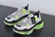 BLCG SNEAKER TRIPLE.S.GOMMA GREY WHITE GREEN 541624 W2FR1 8297 - Image 17