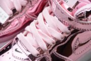 KIDS NIKE AIR FORCE 1 MID WB PINK ROSE 314197-8300 - Image 15