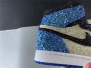 FRAGMENT DESIGN X AIR JORDAN 1 “GLITTER” CK5566-400 - Image 10
