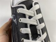 DR B23 Low Top Oblique Sneaker Black & White - Image 21