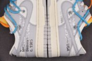 OFF-WHITE X NIKE SB DUNK LOW OW WHITE GREY BLUE DM1602-115 - Image 5