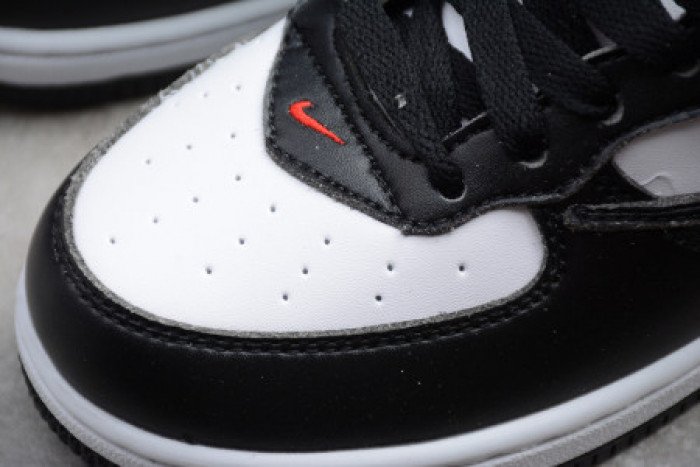 20a5c3ac418e78c5a17334cdb5874b998b01cbcb KIDS NIKE AIR FORCE 1 MID 07 X TRAVIS SCOTT WHITE BLACK RED 314197-016 - Image 15