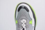 BLCG SNEAKER TRIPLE.S.GOMMA GREY WHITE GREEN 541624 W2FR1 8297 - Image 12