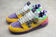 Nike SB Dunk Low Pro IW Purple/Yellow-Violet-Pink 318403-137 - Image 7