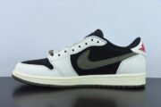 Travis Scott x Air Jordan Air Jordan 1 Retro Low OG Olive DZ4137-106 - Image 2