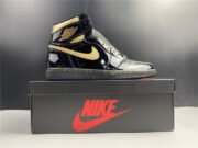 AIR JORDAN 1 RETRO HIGH BLACK METALLIC GOLD (2020) 555088-032 - Image 3
