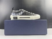 DR B23 Low Top Oblique Sneaker Black & White - Image 3