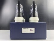 DR B23 High Top Oblique Sneaker Black & White - Image 17