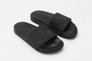 GUCC SLIPPERS ALL BLACK - Image 2