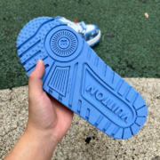 LV TRAINER MAXI White and bule denim - Image 3