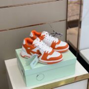 OFF WHITE™ C/O VIRGIL ABLOH OUT OF OFFICE LOW-TOP LEATHER SNEAKERS "OOO"