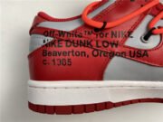 OFF-WHITE x Dunk Low 'University Red' CT0856-600 - Image 15