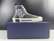 DR B23 High Top Oblique Sneaker Black & White - Image 4