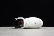 KIDS NIKE AIR FORCE 1 MID 07 WHITE BLACK RED 314197-101 - Image 8