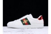 GUCC ACE EMBROIDERED LOW-TOP SNEAKER WHITE WITH BEE - Image 2