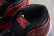 KIDS AIR JORDAN 1 RETRO HIGH OG BANNED BRED BLACK RED 555088 001 - Image 3