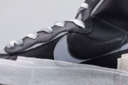 SACAI X NIKE BLAZER MID BLACK GREY BV0072-002 - Image 11