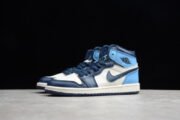 KIDS AIR JORDAN 1 OBSIDIAN UNIVERSITY BLUE (555088-140) - Image 8