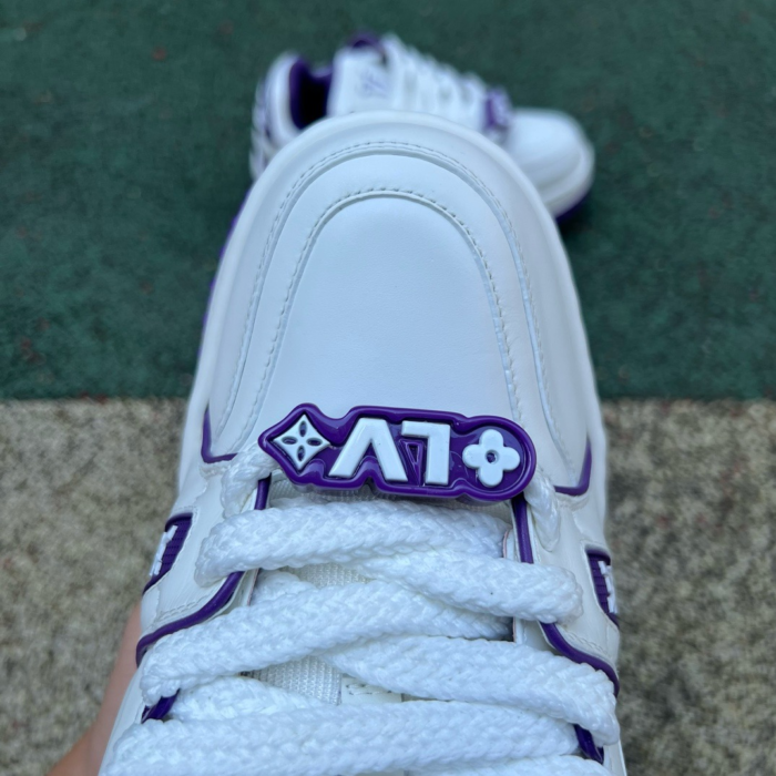 LV TRAINER MAXI White-purple - Image 9