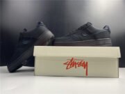 NIKE AIR FORCE 1 LOW STUSSY BLACK CZ9084-001 - Image 5