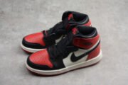 KIDS AIR JORDAN 1 RETRO HIGH OG "BRED TOE" 555088 610 - Image 8