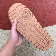 LV TRAINER MAXI Black raw rubber - Image 3