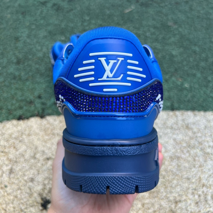 LV TRAINER MAXI Full of diamonds blue - Image 9