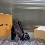 LOUS VUITON BROWN STAR TRAIL ANKLE BOOTS - Image 4