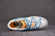 OFF-WHITE X NIKE SB DUNK LOW OW WHITE GREY BLUE DM1602-115 - Image 9
