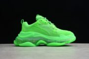 BLCG Triple S Neon Green Clear Sole 544351 W09OL 3801 - Image 6