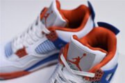 Air Jordan 4 White/Bright Crimson-Royal Blue 308497-171 - Image 4