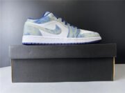 Air Jordan 1 Low Washed Denim CZ8455-100 - Image 10