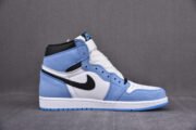 AIR JORDAN 1 RETRO HIGH WHITE UNIVERSITY BLUE BLACK 555088-134 - Image 4