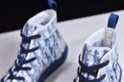 DR B23 High Top Oblique Sneaker Blue - Image 9