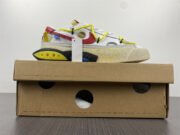 Off-White x Nike Blazer Low "White/University Red" DH7863-100 - Image 4